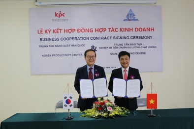 Lễ ký kết hợp đồng hợp tác kinh doanh giữa QTC và KPC